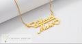 Customize Double Name Heart Necklace