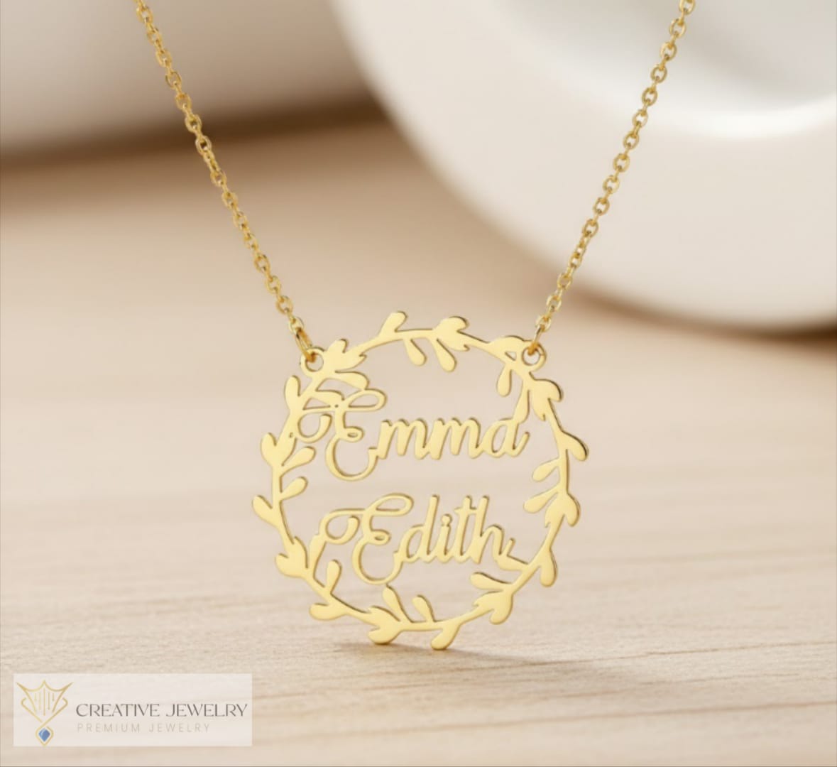 Customized Leaf Style Necklace