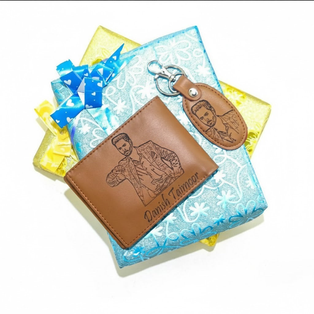 Customized Wallet + Keychain