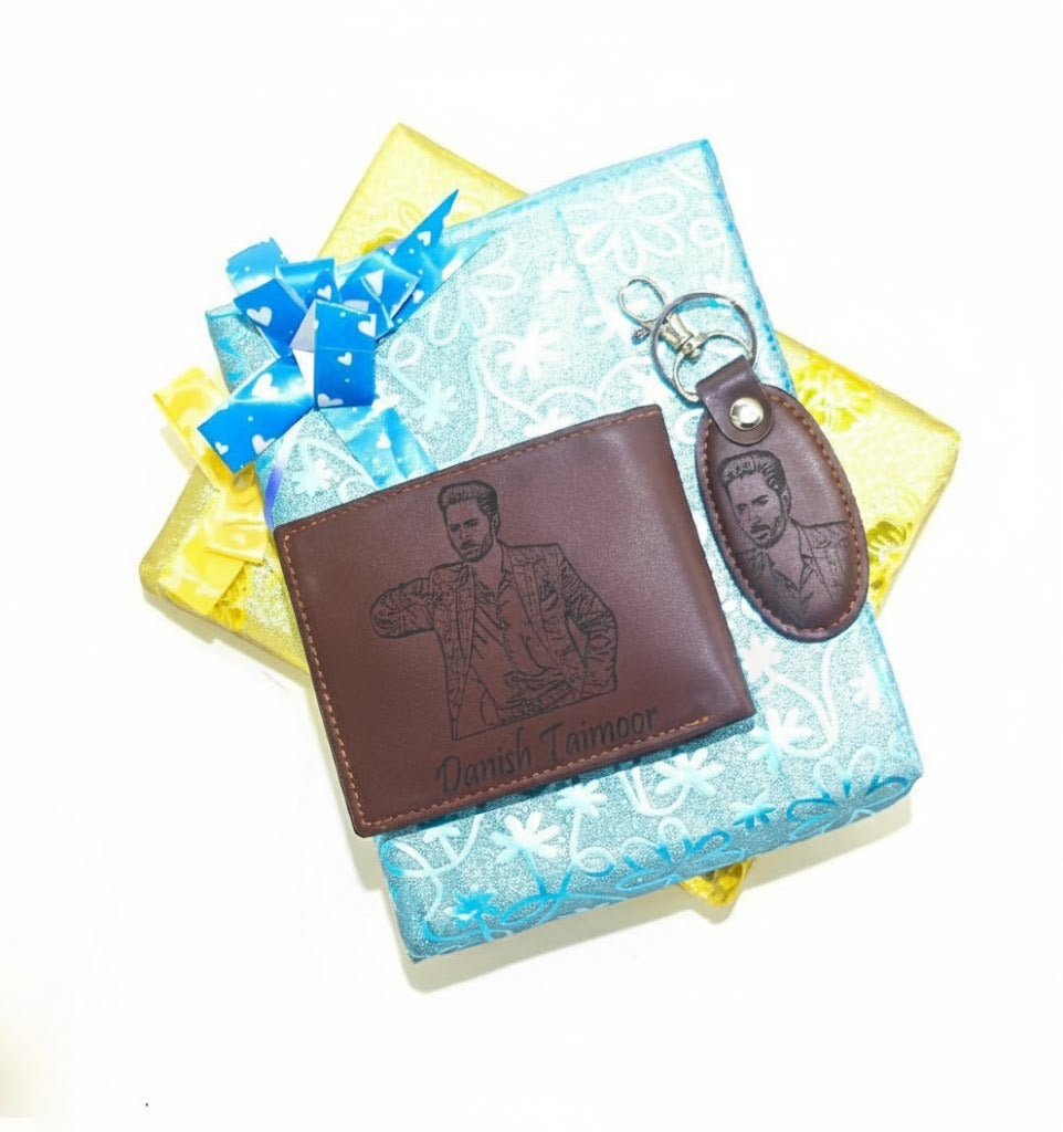 Customized Wallet + Keychain