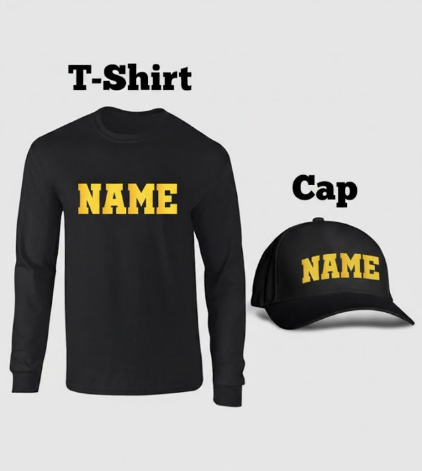 Customized T-Shirt + Cap