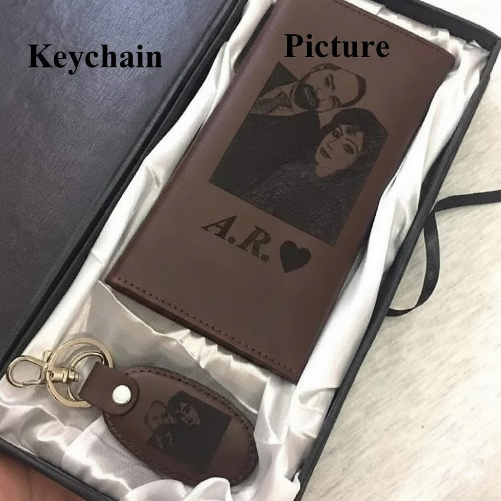 Customized Long Wallet + Keychain