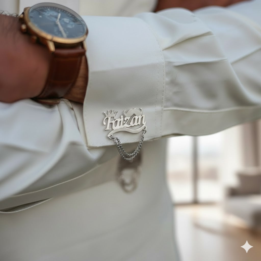 Customized Crown Star Cufflinks