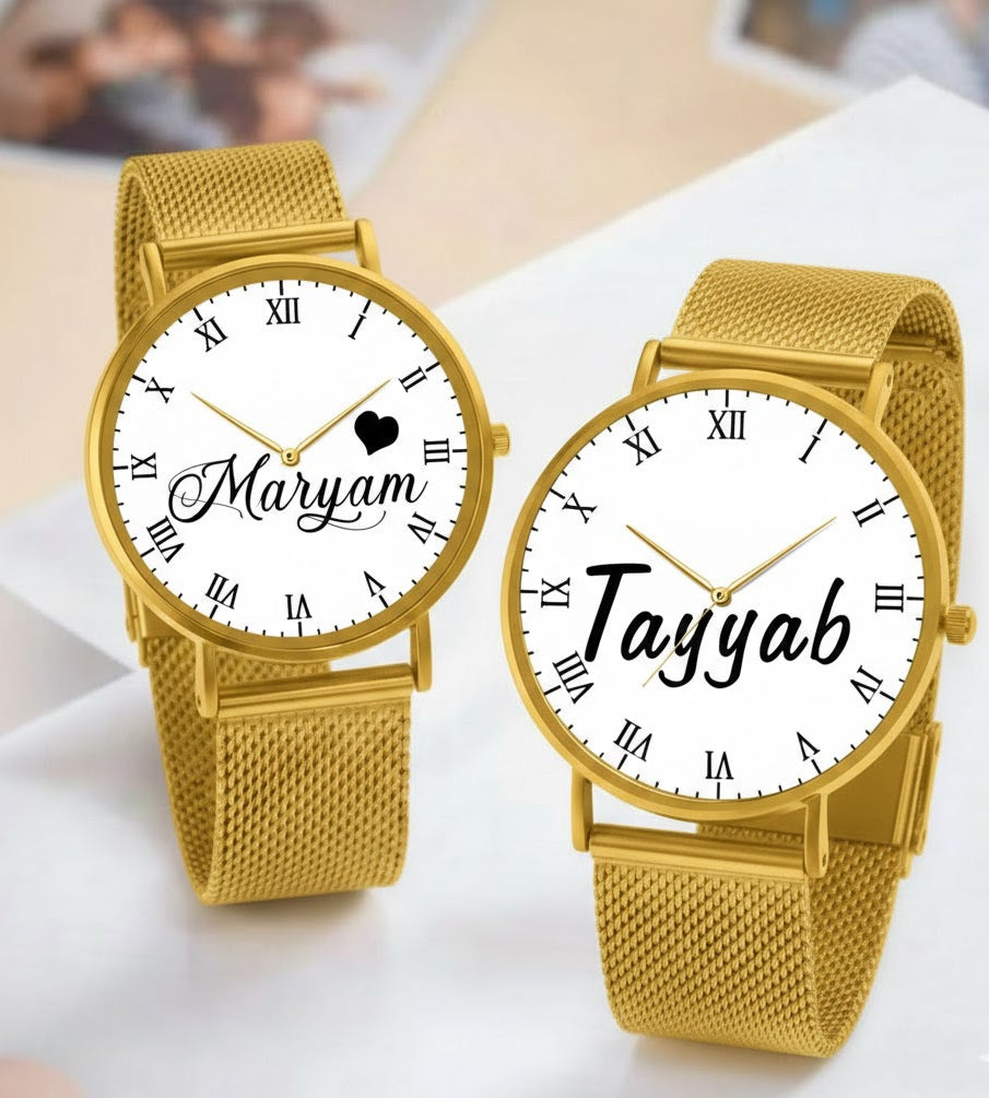 Customized Couples Watches