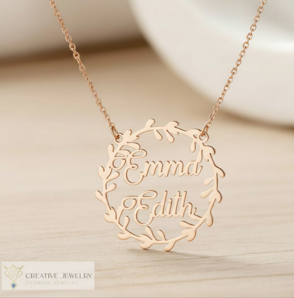 Customized Leaf Style Necklace