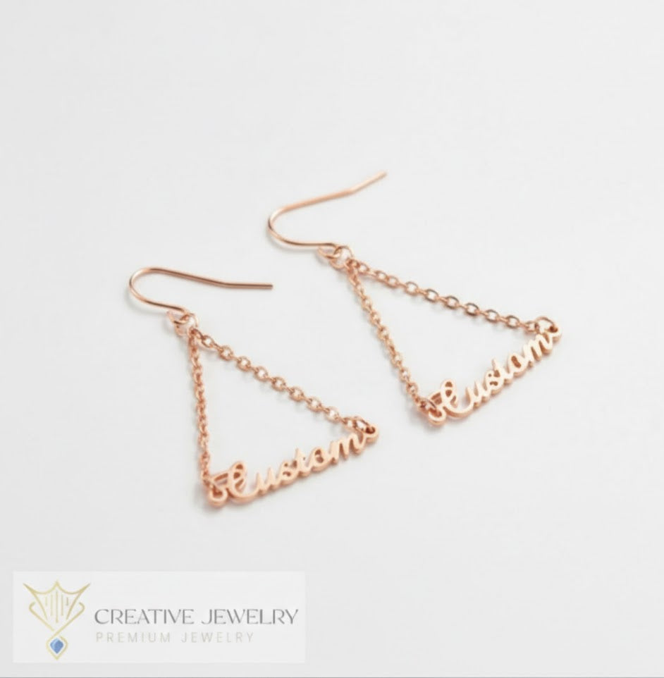 Customized Chain Style Earrings