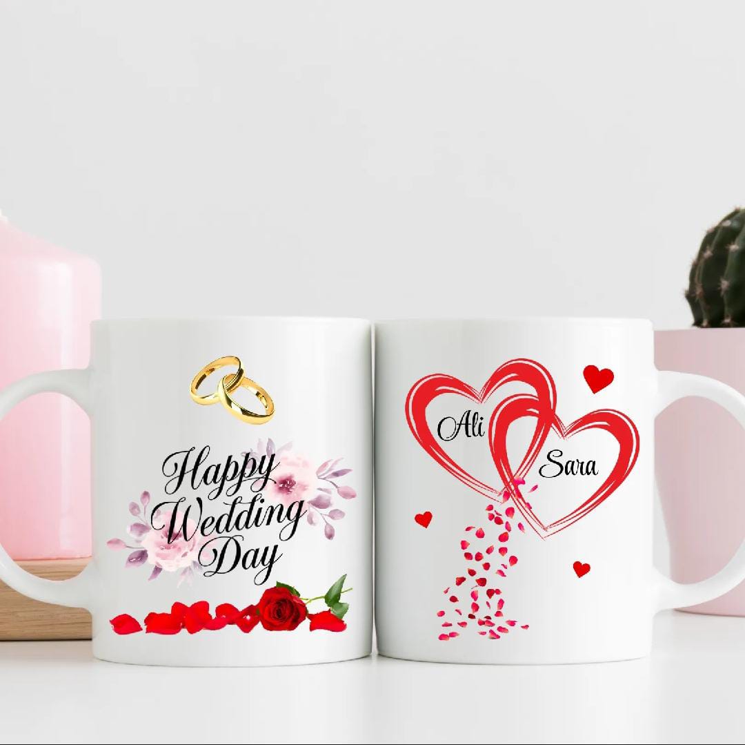 Customized Couples 2 Mugs