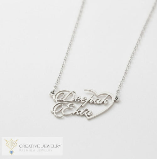 Customize In Heart Necklace