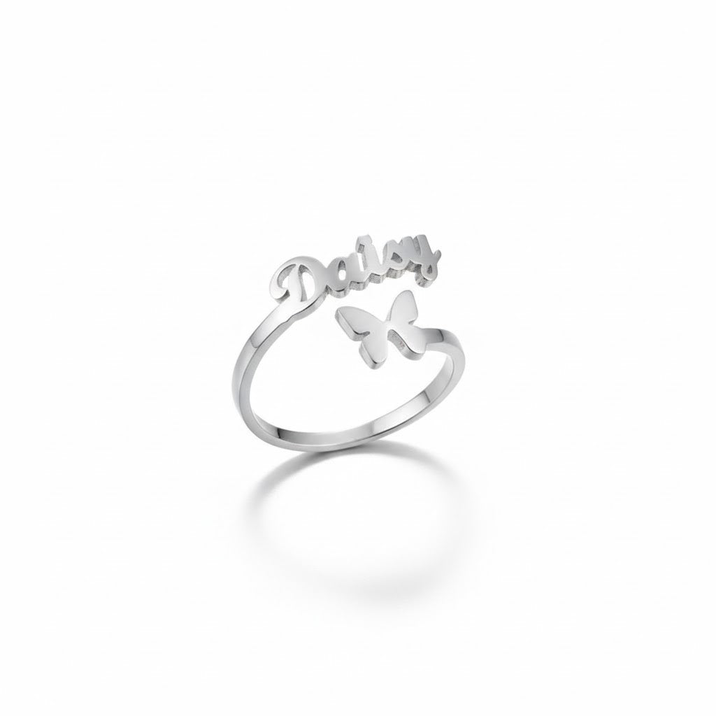 Customized Ring Single Name Style