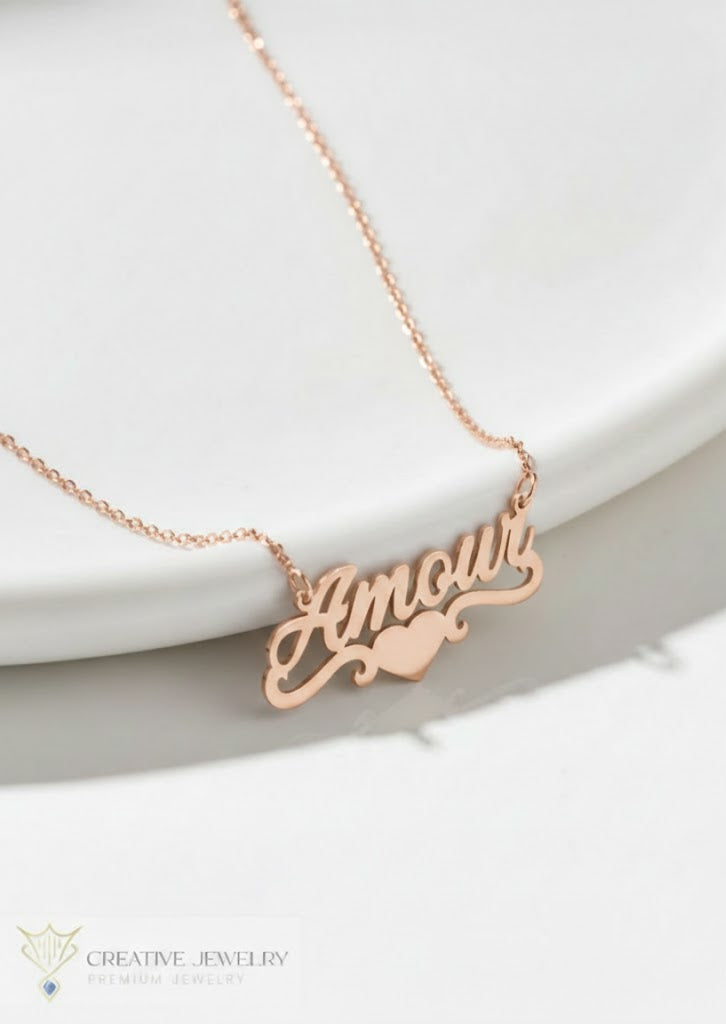 Customize Heartline Necklace